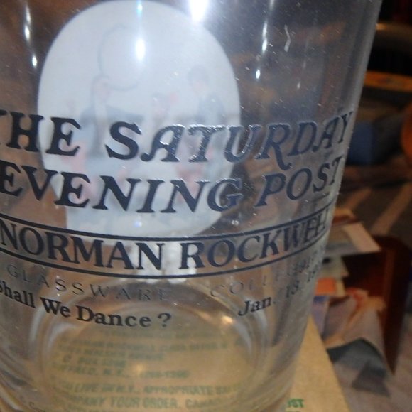 Shall We Dance? by Norman Rockwell Saturday Evening Post Jan 13 1917 Glass #472 - Picture 3 of 4